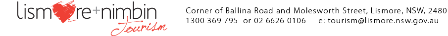 Lismore & Nimbin Tourism Logo